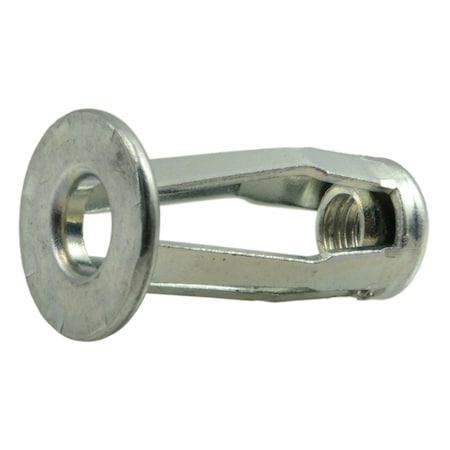 Midwest Fastener Rivet Nut, 22mm L, M5-0.8 Thread Size, Steel, Zinc Plated, 8 PK 39464